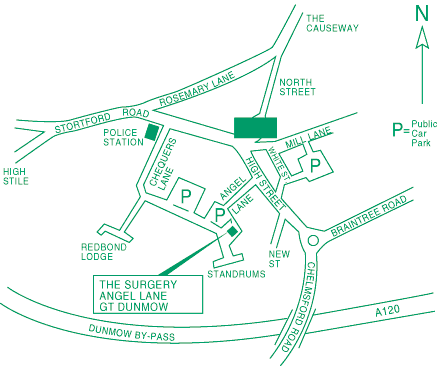 map of the practice boundary